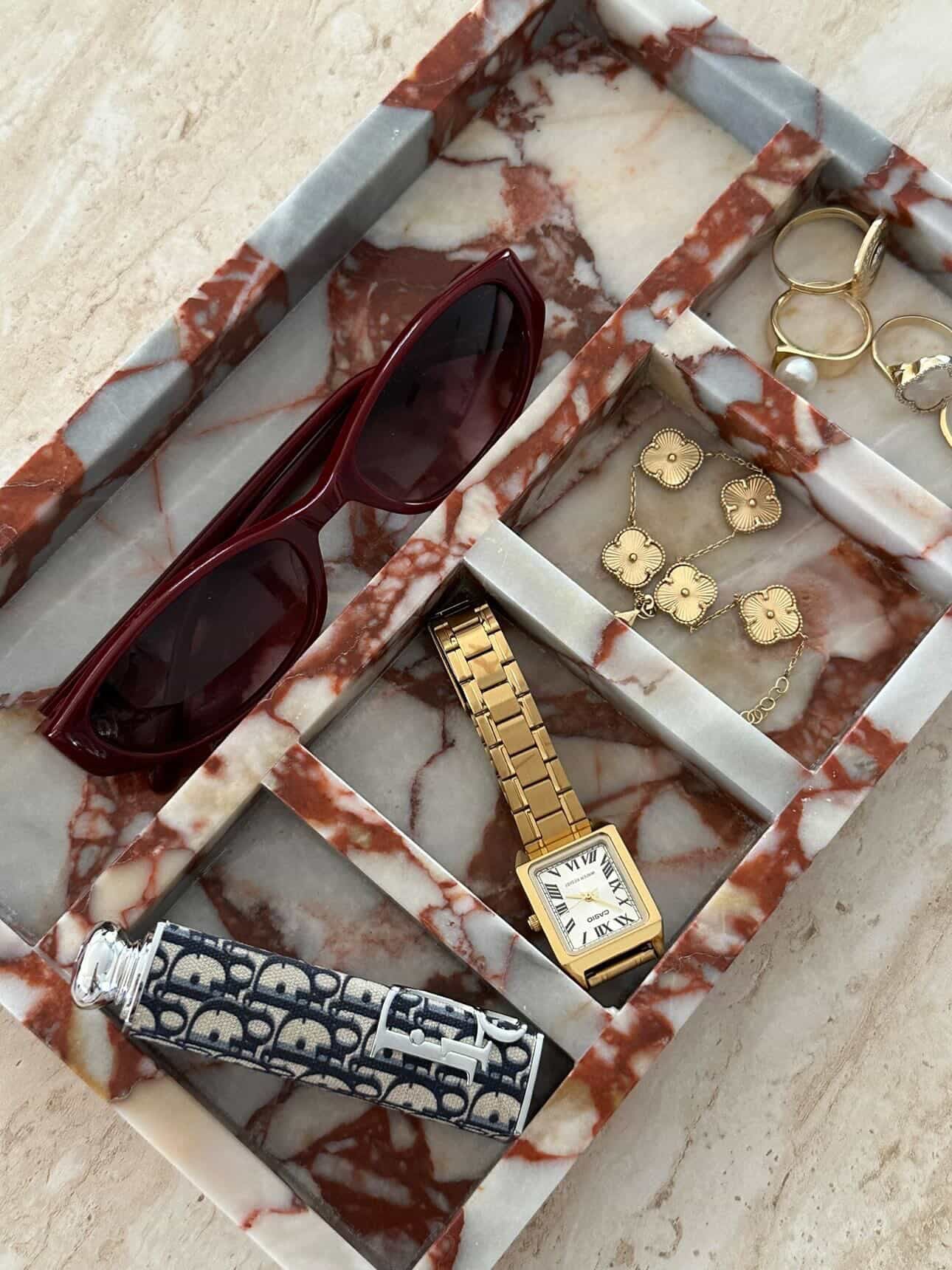 Bulgari Marble Jewellery Tray