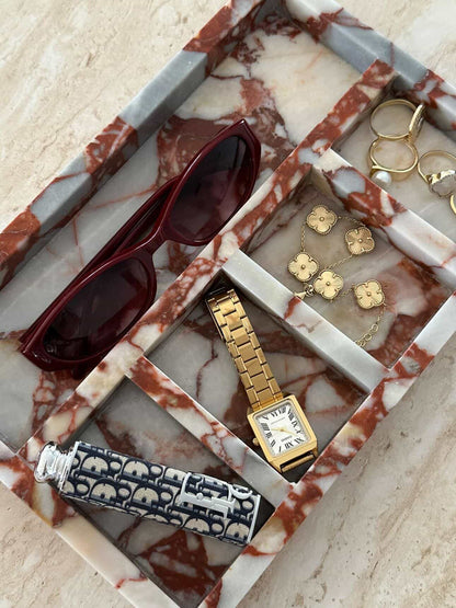 Bulgari Marble Jewellery Tray
