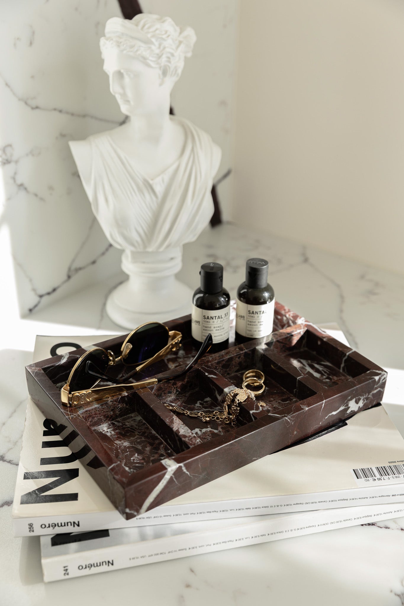 Rosso Levanto Jewellery Tray