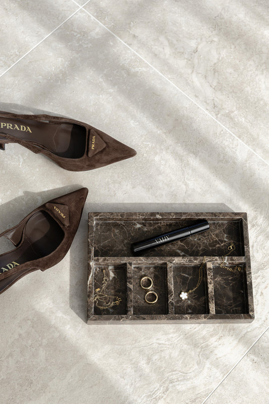 Emperador Brown Jewellery Tray