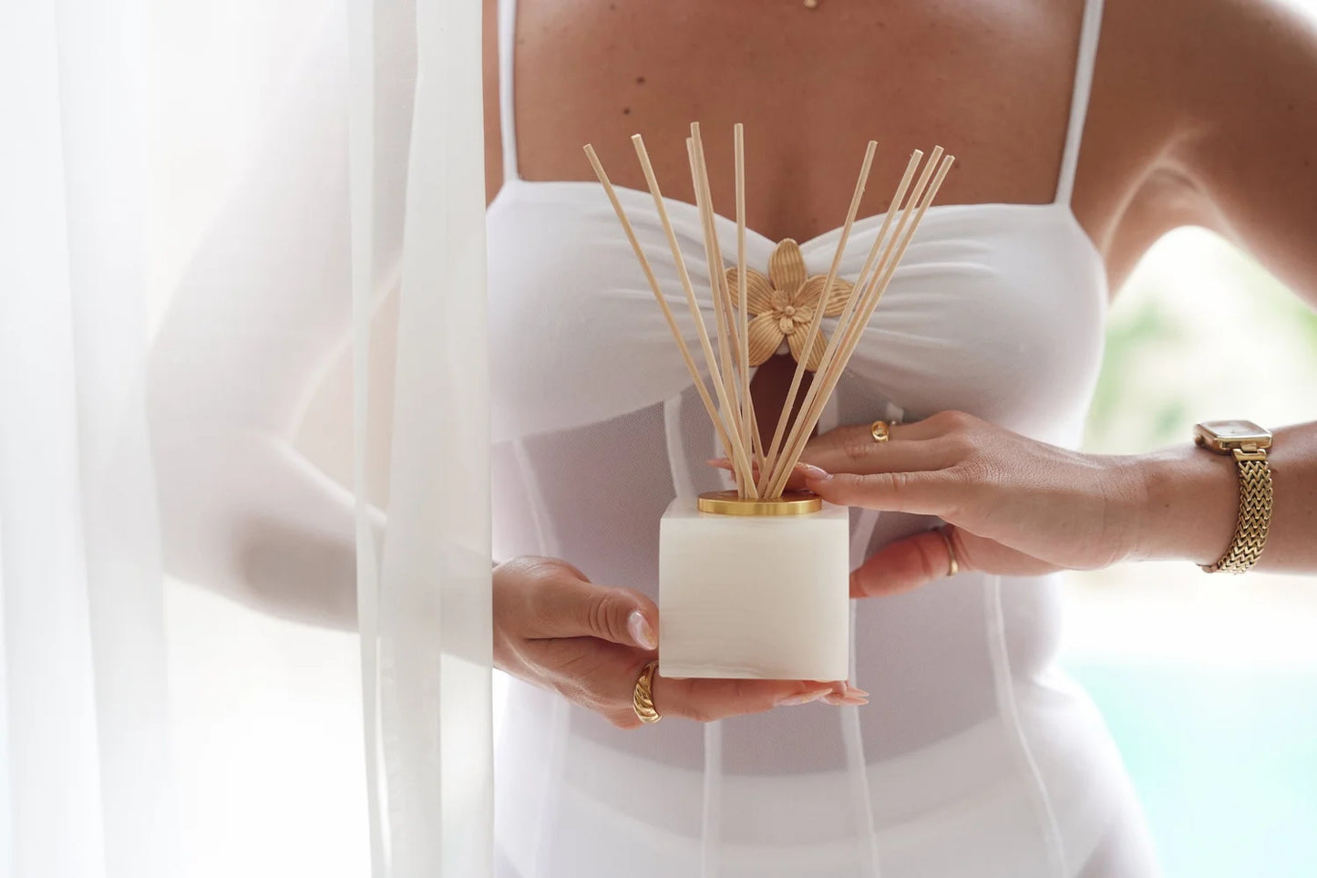 White Onyx Stone Diffuser