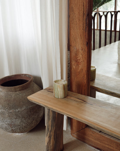 Green Onyx Stone Jar + Infill