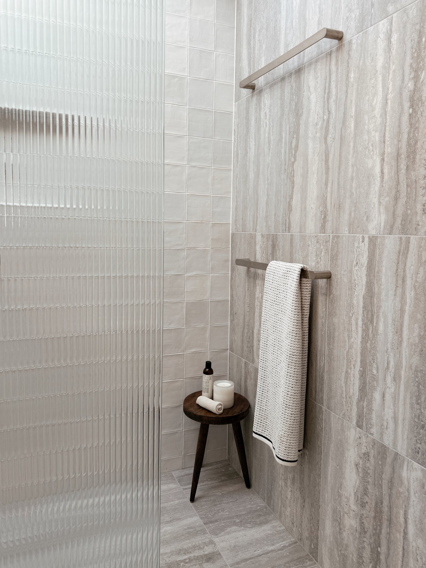 White Onyx Stone Candle Jar + Infill