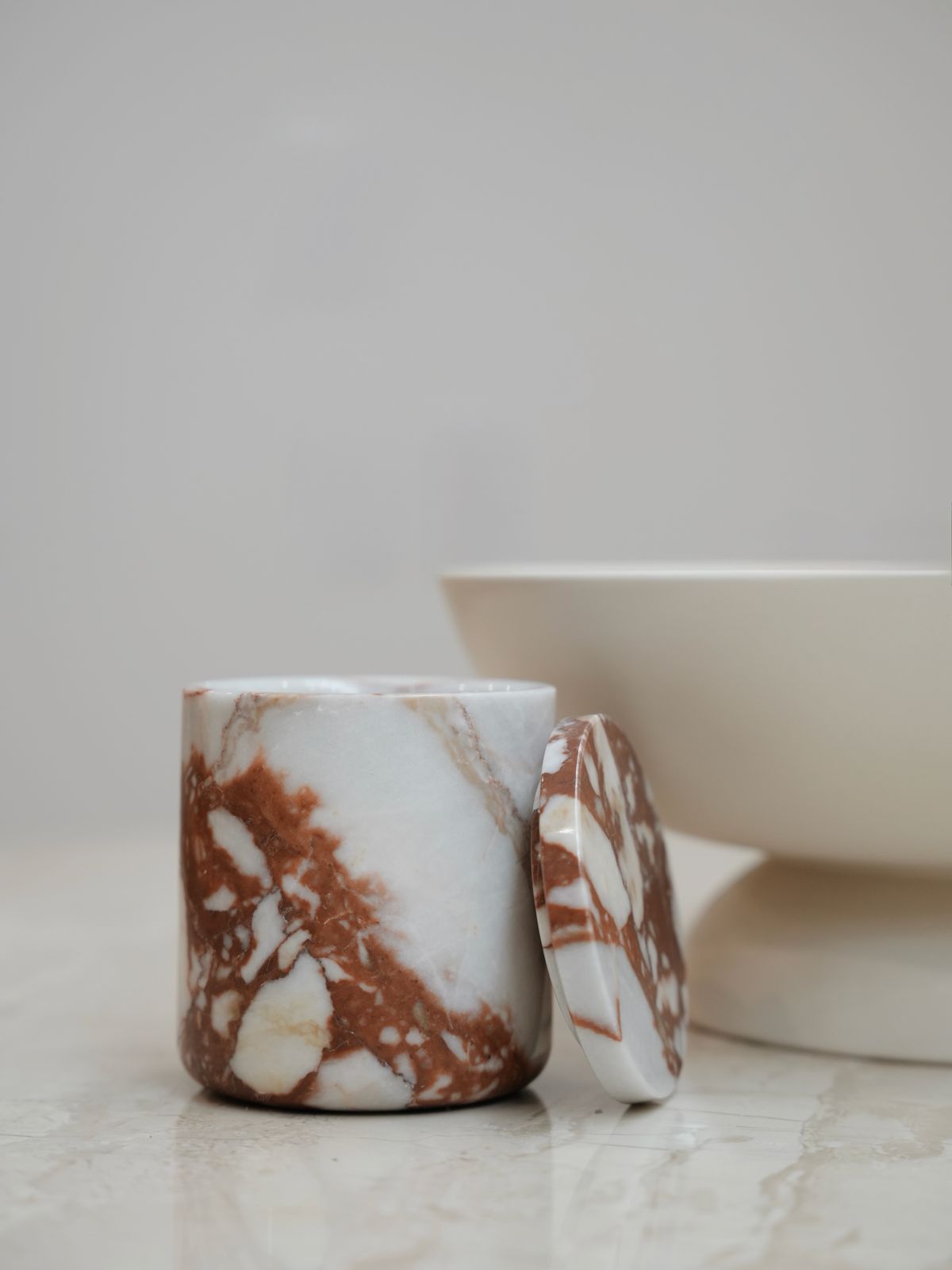 Bulgari Marble Candle Jar